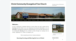 Desktop Screenshot of christcommunityefc.org